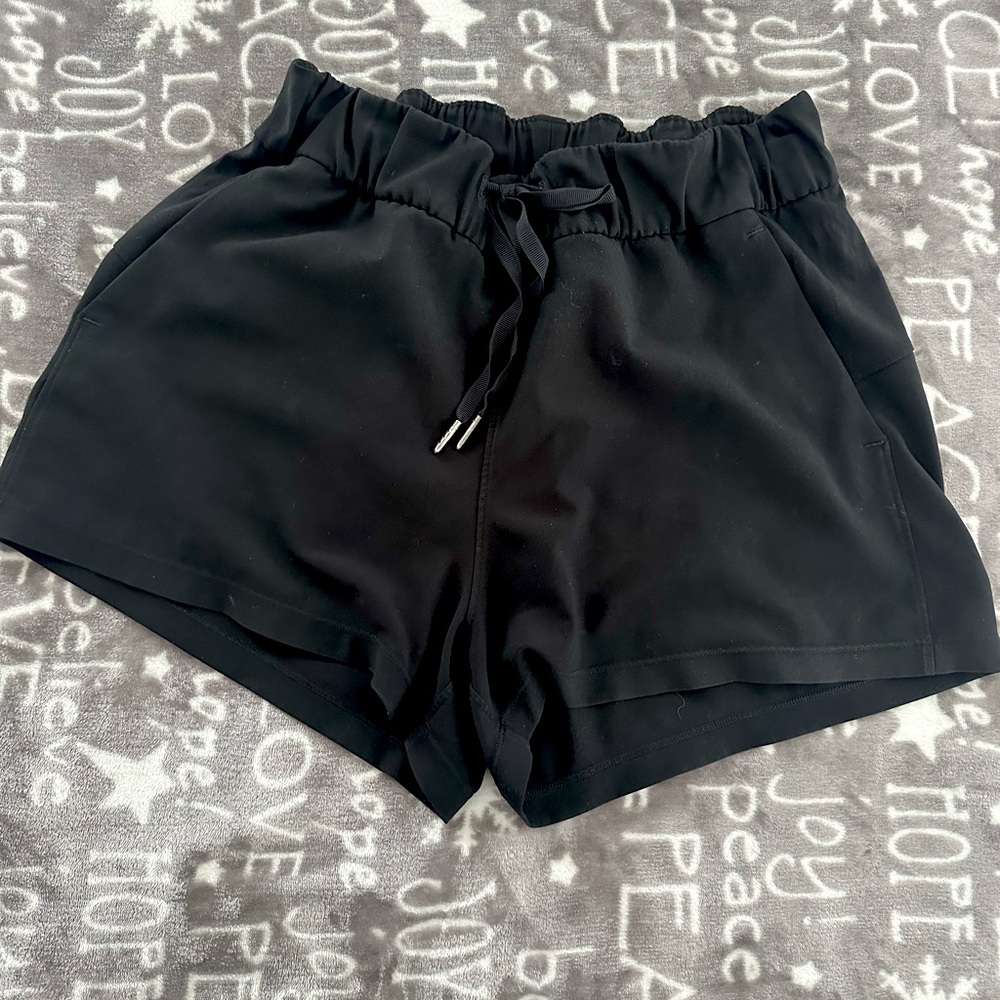 Black Lululemon Athletic Shorts